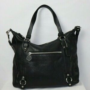 LIKE NEW: Coach Alexandra bag black pebble leather